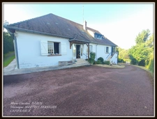 Maison sur sous-sol, 6 chambres, 3 garages, SAINT FLORENT SUR CHER (18)