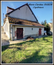 Indre (36), SAINT LACTENCIN longère mitoyenne à rénover