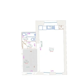 Appartement a vendre – Investissement clé en main : studio loué, centre-ville, proche bus et N20