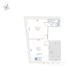 À vendre – Appartement 27,5 m² à La Ville-du-Bois (91) : rentabilité immédiate, emplacement recherché.