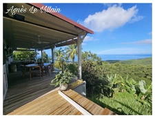 Villa + Appartement T3 Vue Mer et Morne avec Piscine sur 3 500 m2