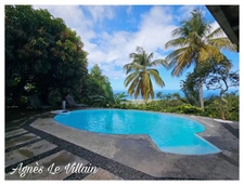 Villa + Appartement T3 Vue Mer et Morne avec Piscine sur 3 500 m2
