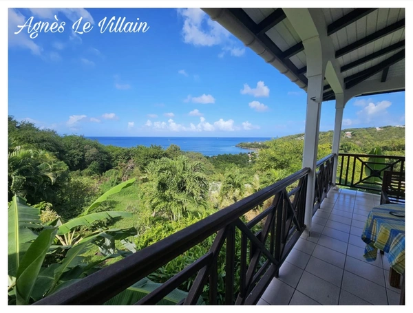Villa Vue Mer Plage à Pied 4 logements + 2 Bungalows