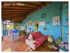 Jolie Maison en bois Vue Mer à Gery