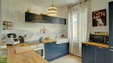 Maison individuelle à vendre LUNEVILLE (54) - grand séjour - cuisine ouverte - 3 chambres - grand jardin 