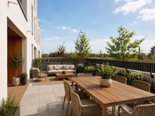 Apartment for sale, 2 rooms + terrace, BEAUZELLE near Blagnac (31)