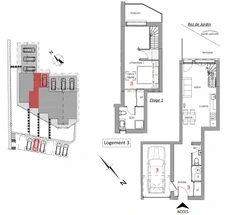 Haute Savoie (74), à vendre SAMOENS - Domaine skiable Grand Massif - Appartement T2 mezzanine 51 m²