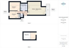 Haute Savoie (74), à vendre SAMOENS - Domaine skiable Grand-Massif - Appartement T3 + mezza 51m²