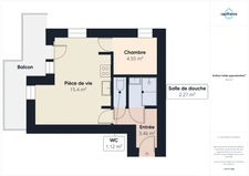 Haute Savoie (74), à vendre SAMOENS - Domaine skiable Grand-Massif - Appartement T2 26,83 m²