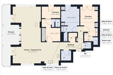 Haute Savoie (74), à vendre SAMOENS - Domaine skiable Grand-Massif - Appartement T4 102,85m²
