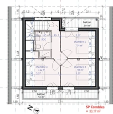 Dpt Haute Savoie (74), à vendre centre de SAMOENS - Terrain de 270,00 m²