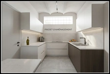 Maison de courée, semi individuelle de 77m² à Saint amand les eaux