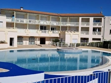 Appartement bord de MER à vendre 2 pièces meublé et équipé en rez-de-chaussée avec GARAGE -CHATELAILLON PLAGE (17)