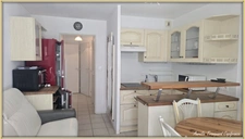 Appartement bord de MER à vendre 2 pièces meublé et équipé en rez-de-chaussée avec GARAGE -CHATELAILLON PLAGE (17)