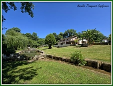 Propriété d'exception à vendre 7 pièces BRIZAMBOURG (17) avec vie de plain-pied, terrain de tennis, piscine- TERRAIN DE + 14300m² AVEC ETANG
