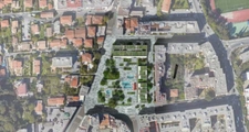 A louer, Local commercial d'angle de 175 m² avec Mezzanine de 49 m², Square Benes, Saint Laurent du Var 06700, Alpes-Maritimes