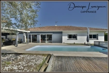 NEAR DAX (10 mins EAST) - MAGNIFICENT 7-ROOM VILLA from 2007, single storey - SWIMMING POOL - 4 BATHROOMS