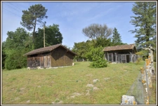 NEAR DAX (halfway between Dax and Mont de Marsan) PROPERTY with 2 HOUSES - GARAGE + 2 OUTBUILDINGS 