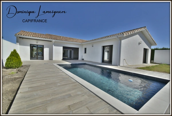 PROCHE SAINT PAUL LES DAX ( 15 mn au NORD - Commune Laluque ) - BELLE VILLA de 2023 - 161 m2 - 5 CHAMBRES