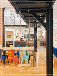 SAINT ETIENNE (42) - Exceptionnel LOFT de 165 m² avec 5 chambres et garage - Quartier Tréfilerie