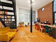 SAINT ETIENNE (42) - Exceptionnel LOFT de 165 m² avec 5 chambres et garage - Quartier Tréfilerie
