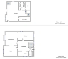 Maison bourgeoise 1920 de 210 m² habitables et ses dépendances, 6 chambres, au coeur de St-Etienne