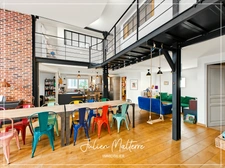 SAINT ETIENNE (42) - Exceptionnel LOFT de 165 m² avec 5 chambres et garage - Quartier Tréfilerie