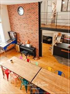 SAINT ETIENNE (42) - Exceptionnel LOFT de 165 m² avec 5 chambres et garage - Quartier Tréfilerie
