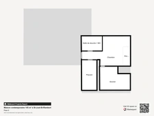 St-Just-St-Rambert, architect-designed house, 147 m², 4 bedrooms, double garage on a 985 m² plot