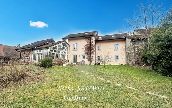 Maison à vendre 7 pièces SCIEZ (74),2 suites, terrain, jardin, terrasse, cave, parkings, familiale, 