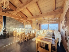 Fonds de commerce à vendre LE GRAND BORNAND (74), bar, restaurant, chambres d'Hôtes, terrasse, veranda, LicenceIV, piste de ski, sud, chalet, pôele à bois, cheminée, authentique, 