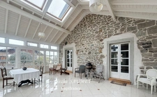 House for sale in Sciez (74), 7 rooms, 2 suites, land, garden, terrace, cellar, parking spaces, family-friendly. 