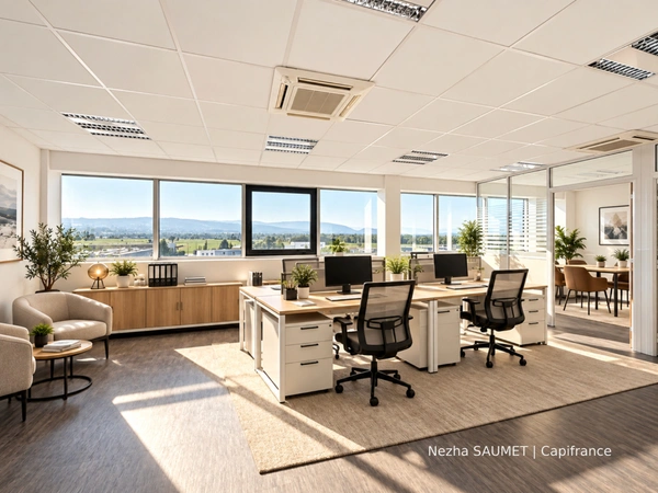 BUREAUX À LOUER – 53 m² – TOUR EUROPA – SAINT-PIERRE-EN-FAUCIGNY
