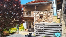 Maison en pierres à vendre 3 pièces avec piscine et terrasse