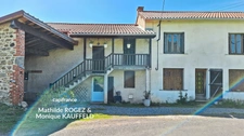 Maison 97 m² + 2ème maison à rénover – 6000 m² terrain – Saint-Gervais-sous-Meymont