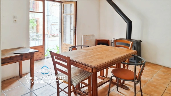 Maison de bourg à vendre 3 pieces avec jardin