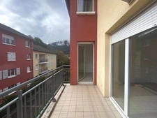 Dpt Haute Savoie (74), à vendre FAVERGES appartement T3 ( 67 m2) 2ème étage avec terrasse et vue.