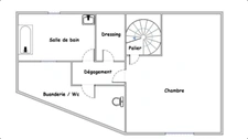 Appartement à vendre 2 pièces à TAPONAS (69220 ) Duplex 60,16 m²– Calme, extérieur réaménagé, 2 parkings.