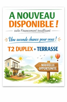 Appartement à vendre 2 pièces à TAPONAS (69220 ) Duplex 60,16 m²– Calme, extérieur réaménagé, 2 parkings.