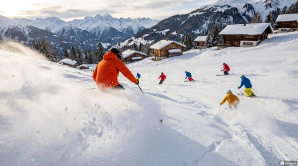 ENSEMBLE ALPIN ULTRA-PREMIUM de 3 400 m² à TIGNES (73) 5 Chalets haut de gamme , accès ski au pied, vue, piscine . 