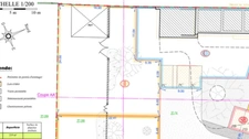Terrain à vendre de 470,00 m² TAPONAS (69) - TERRAIN CONSTRUCTIBLE 470 m² - plat et au calme , viabilisé 