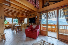 Chalet à vendre en viager occupé - Vue panoramique - MANIGOD (74)