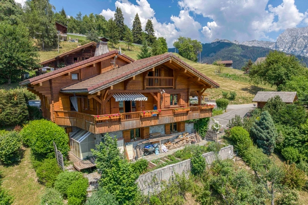 Chalet à vendre en viager occupé - Vue panoramique - MANIGOD (74)