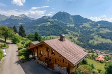 Chalet à vendre en viager occupé - Vue panoramique - MANIGOD (74)