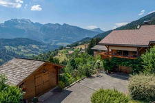 Chalet à vendre en viager occupé - Vue panoramique - MANIGOD (74)