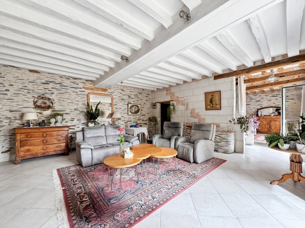 PROPRIÉTÉ DE CARACTÈRE EN BORD DE LOIRE – 210 m² – 2470 m² DE TERRAIN – LES PONTS-DE-CÉ