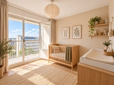 ANGERS Louis Gain – TRIANGLE D’OR – T4 de 93 M² – 3 CHAMBRES – 8E ÉTAGE – 2 BALCONS et cave 