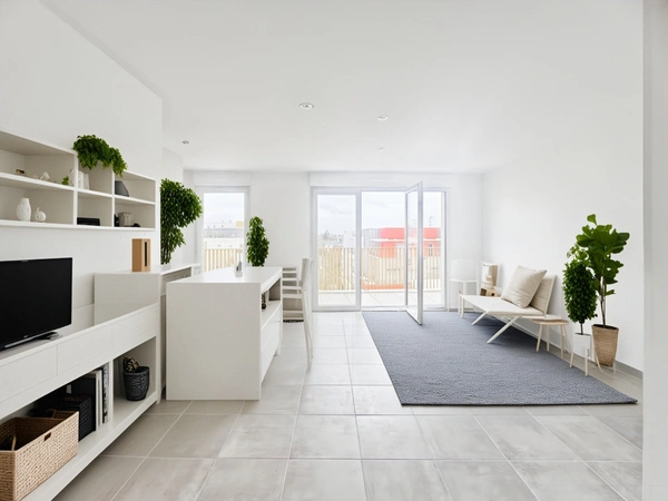 Angers /Ponts de Cé : Appartement T3 lumineux récent avec terrasse de 11,50 m2 et parking 