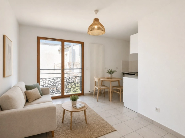 Appartement T2 en hyper centre au sein d'une résidence récente avec ascenseur et parking au calme sur cour intérieure