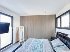 Maison d’architecte contemporaine connectée BBC 188 m² avec prestations d'exception sur parcelle de 750 m² avec piscine 